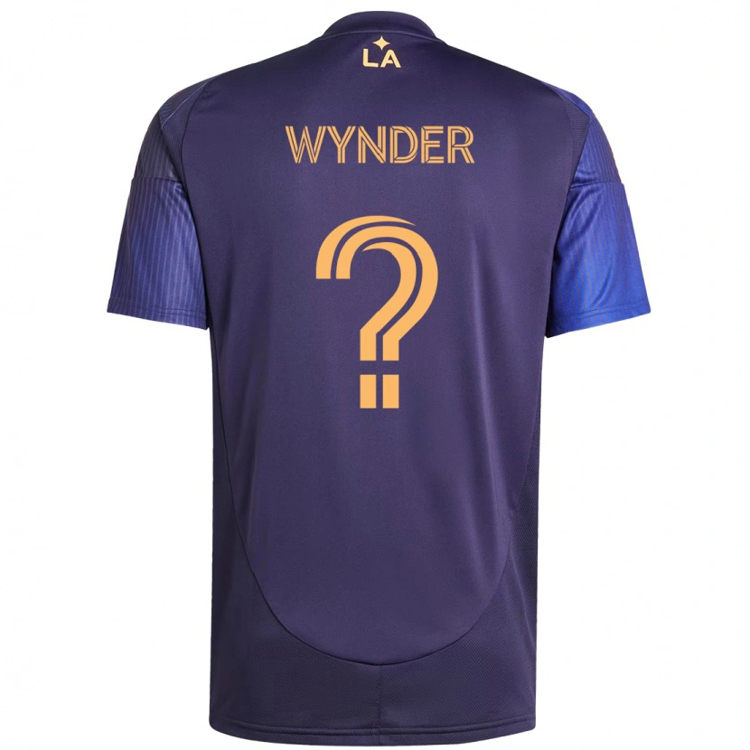 Danxen Hombre Camiseta Elijah Wynder #0 Blanco Amarillo 2ª Equipación 2025/26 La Camisa México