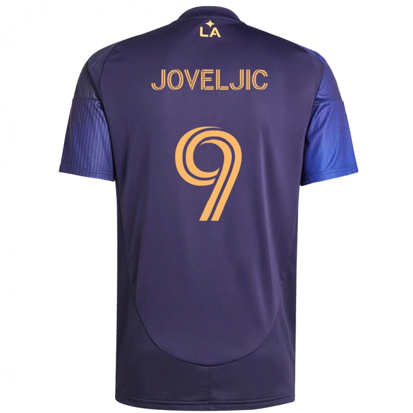 Danxen Hombre Camiseta Dejan Joveljic #9 Blanco Amarillo 2ª Equipación 2025/26 La Camisa México