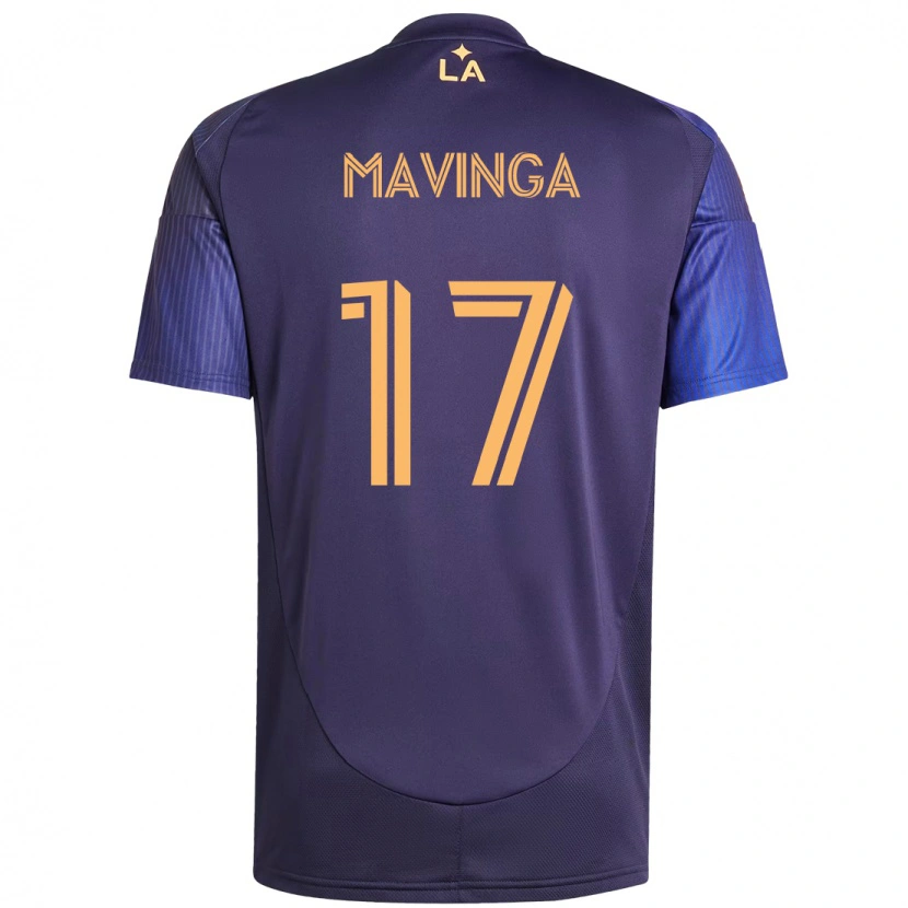 Danxen Hombre Camiseta Chris Mavinga #17 Blanco Amarillo 2ª Equipación 2025/26 La Camisa México