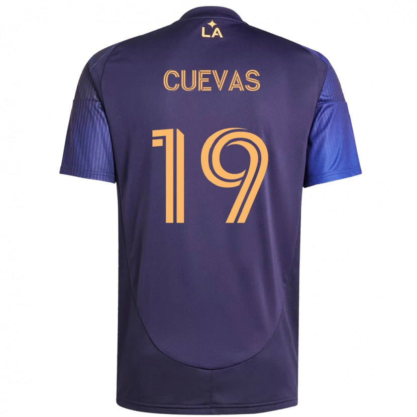 Danxen Hombre Camiseta Mauricio Cuevas #19 Blanco Amarillo 2ª Equipación 2025/26 La Camisa México
