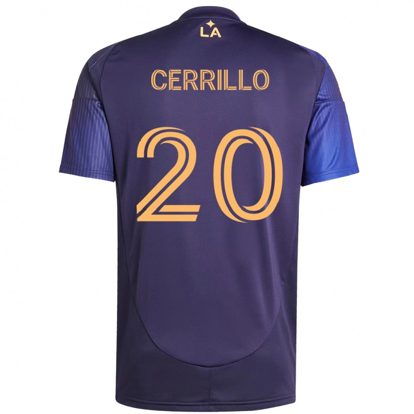 Danxen Hombre Camiseta Edwin Cerrillo #20 Blanco Amarillo 2ª Equipación 2025/26 La Camisa México