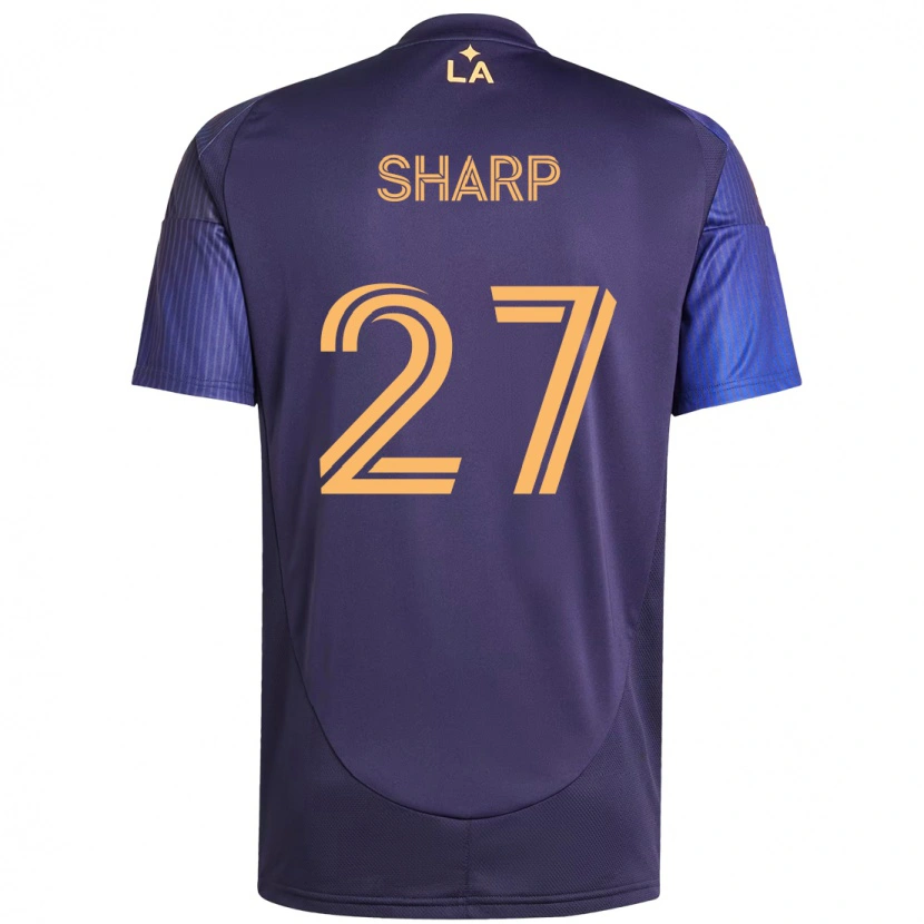 Danxen Hombre Camiseta Billy Sharp #27 Blanco Amarillo 2ª Equipación 2025/26 La Camisa México