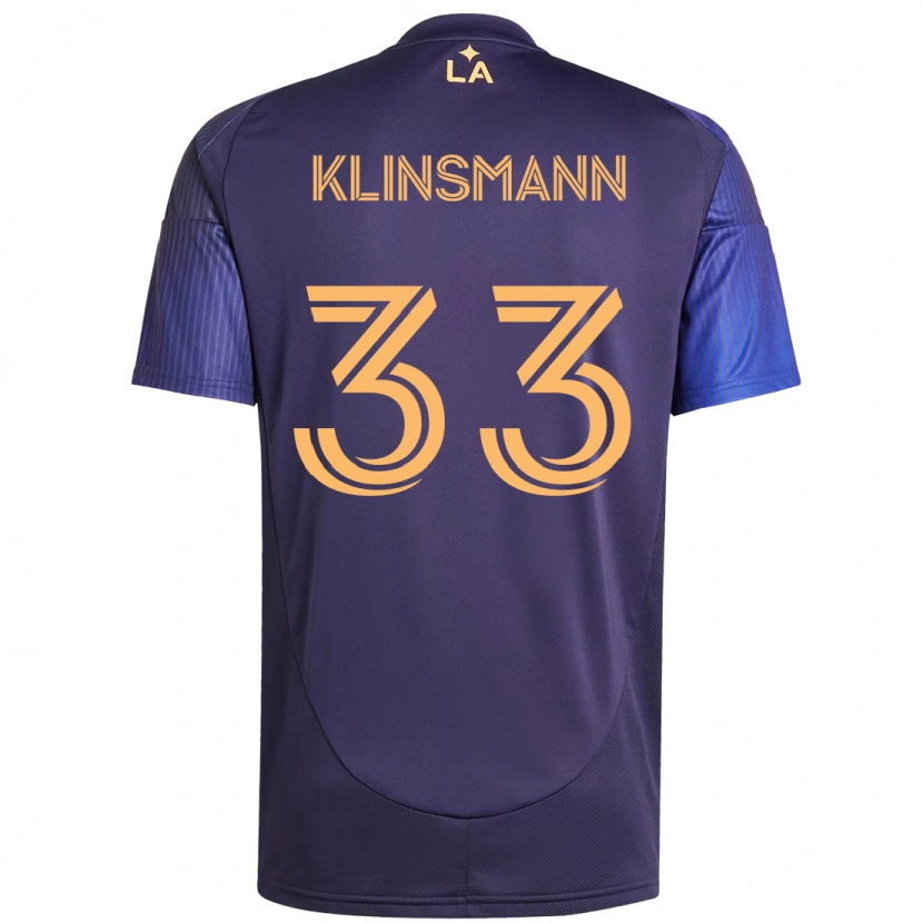 Danxen Hombre Camiseta Jonathan Klinsmann #33 Blanco Amarillo 2ª Equipación 2025/26 La Camisa México
