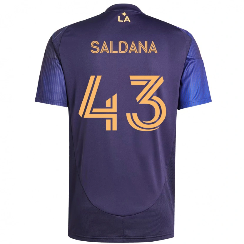 Danxen Hombre Camiseta Adam Saldaña #43 Blanco Amarillo 2ª Equipación 2025/26 La Camisa México