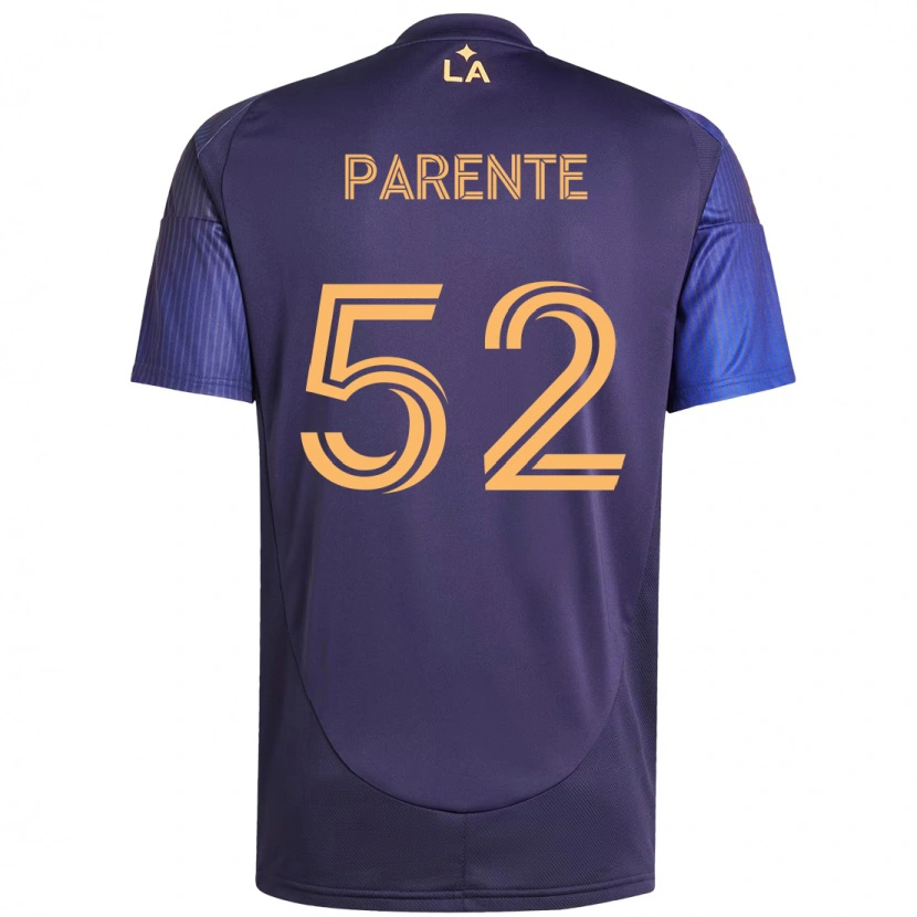 Danxen Hombre Camiseta Isaiah Parente #52 Blanco Amarillo 2ª Equipación 2025/26 La Camisa México