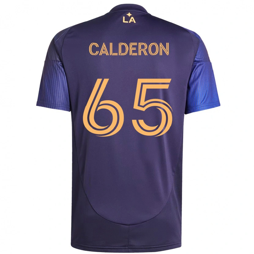 Danxen Hombre Camiseta Juan Calderón #65 Blanco Amarillo 2ª Equipación 2025/26 La Camisa México