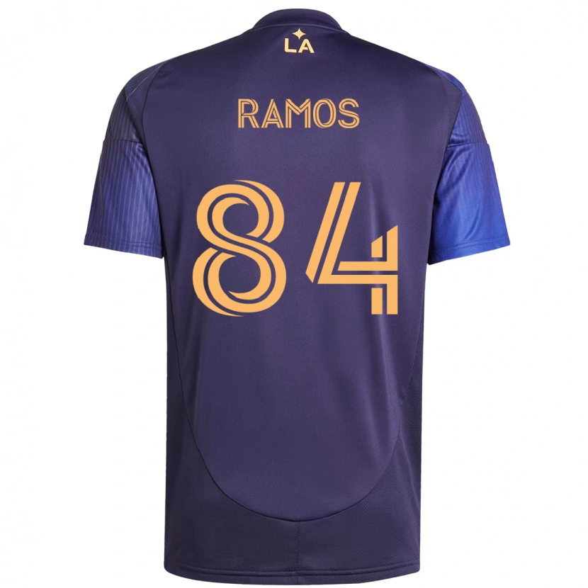 Danxen Hombre Camiseta Rubén Ramos #84 Blanco Amarillo 2ª Equipación 2025/26 La Camisa México