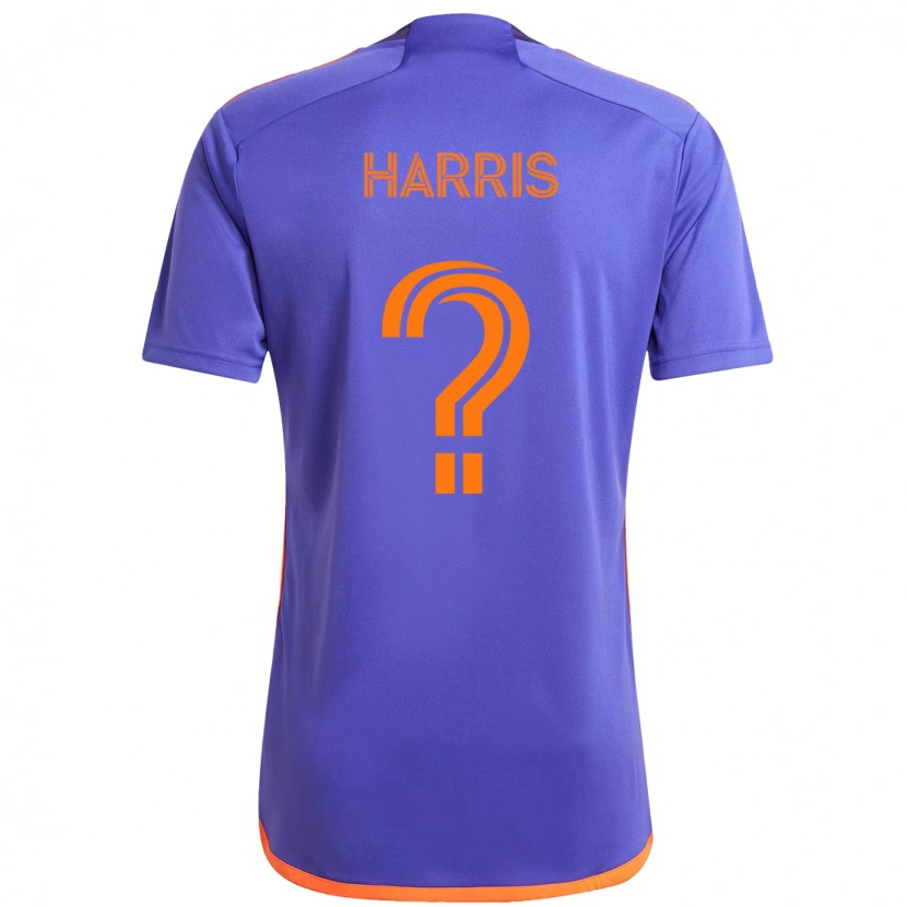 Danxen Hombre Camiseta Micah Harris #0 Naranja Blanco 2ª Equipación 2025/26 La Camisa México