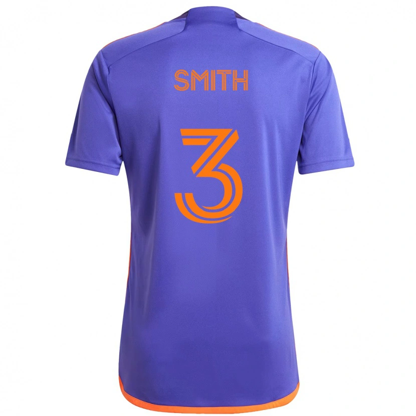 Danxen Hombre Camiseta Brad Smith #3 Naranja Blanco 2ª Equipación 2025/26 La Camisa México