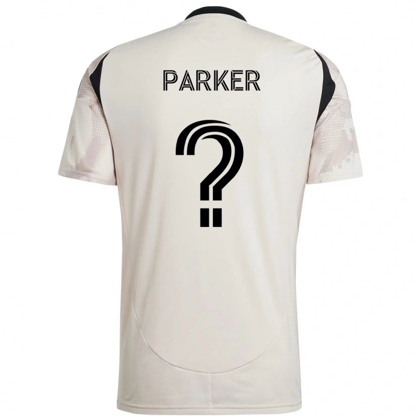 Danxen Hombre Camiseta Tim Parker #0 Rojo Negro 2ª Equipación 2025/26 La Camisa México
