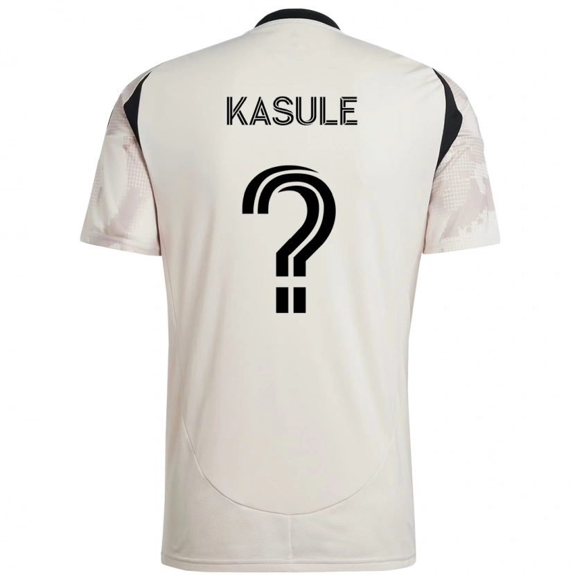 Danxen Hombre Camiseta Ibrahim Kasule #0 Rojo Negro 2ª Equipación 2025/26 La Camisa México