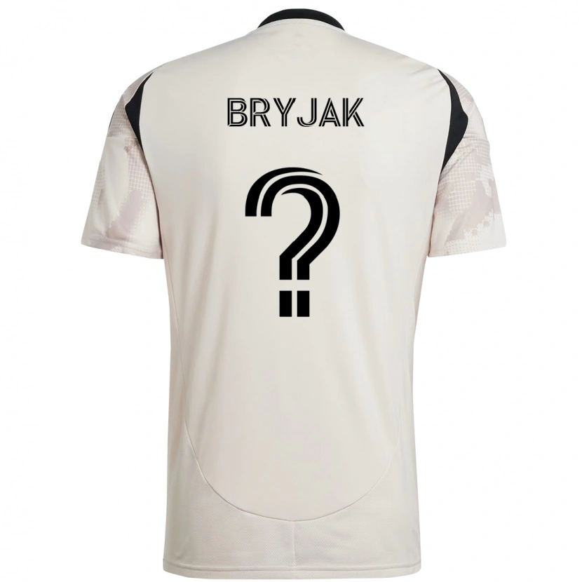 Danxen Hombre Camiseta Jeffrey Bryjak #0 Beige Negro 2ª Equipación 2025/26 La Camisa México