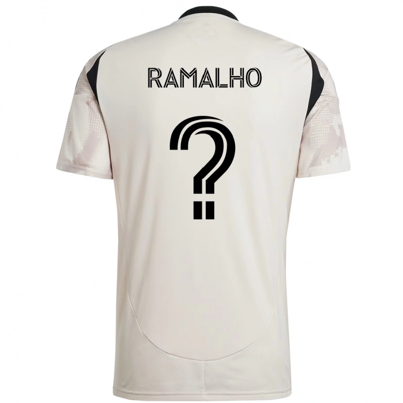 Danxen Hombre Camiseta Caio Ramalho #0 Rojo Negro 2ª Equipación 2025/26 La Camisa México
