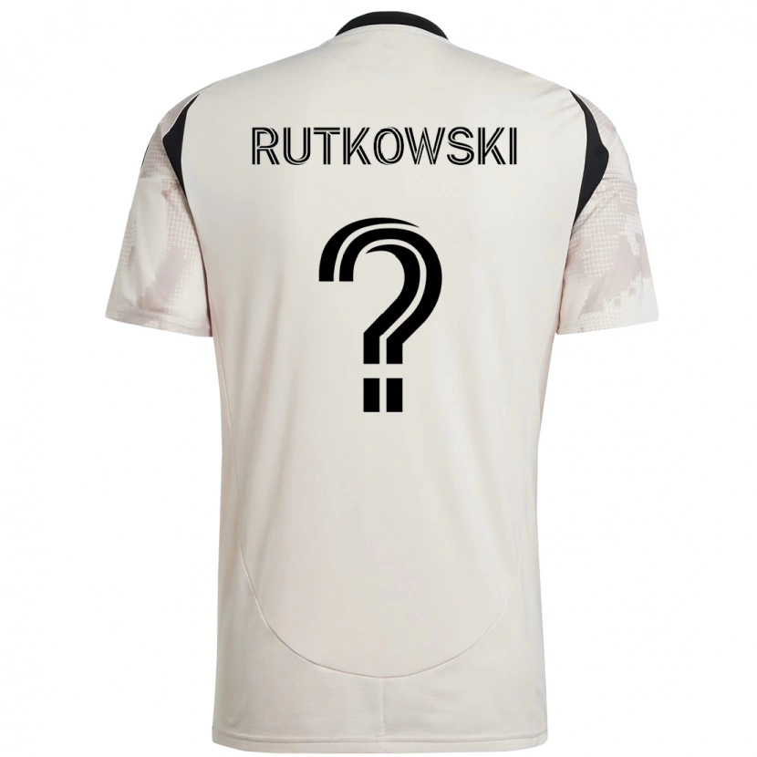 Danxen Hombre Camiseta Alan Rutkowski #0 Rojo Negro 2ª Equipación 2025/26 La Camisa México