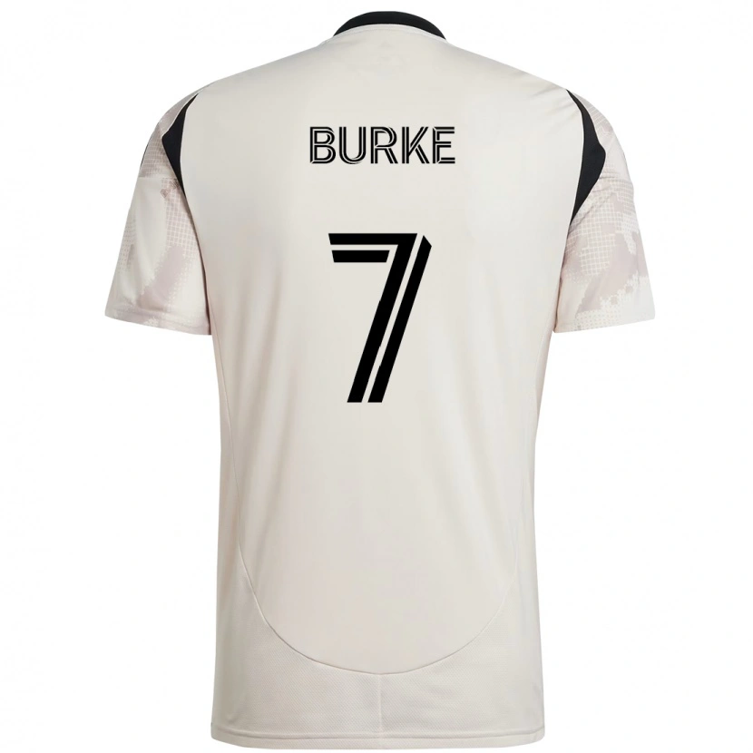 Danxen Hombre Camiseta Cory Burke #7 Rojo Negro 2ª Equipación 2025/26 La Camisa México