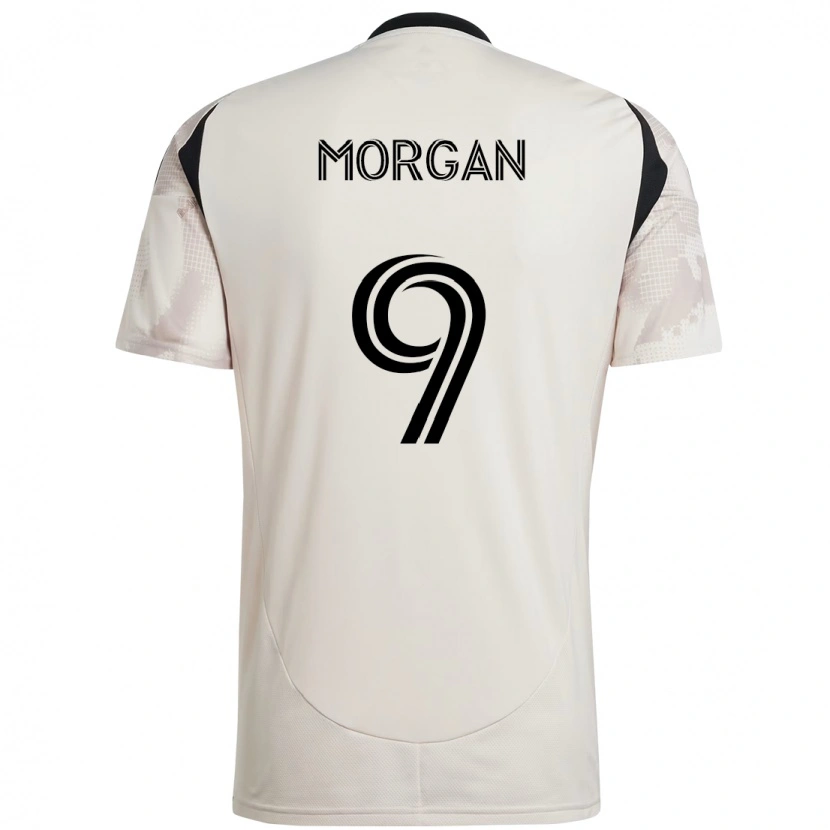 Danxen Hombre Camiseta Lewis Morgan #9 Rojo Negro 2ª Equipación 2025/26 La Camisa México
