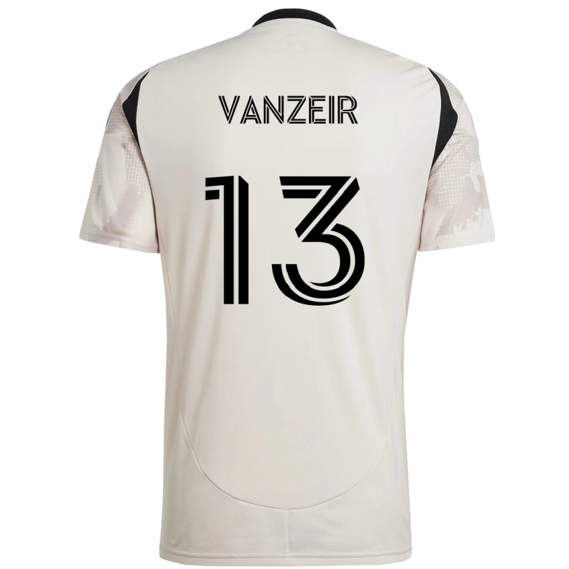 Danxen Hombre Camiseta Dante Vanzeir #13 Rojo Negro 2ª Equipación 2025/26 La Camisa México