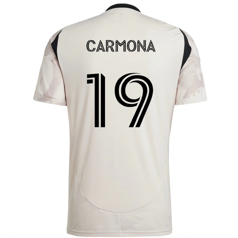Danxen Hombre Camiseta Wikelman Carmona #19 Rojo Negro 2ª Equipación 2025/26 La Camisa México