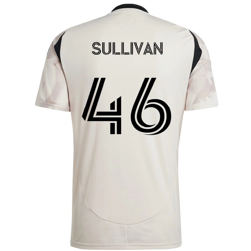 Danxen Hombre Camiseta Dylan Sullivan #46 Rojo Negro 2ª Equipación 2025/26 La Camisa México