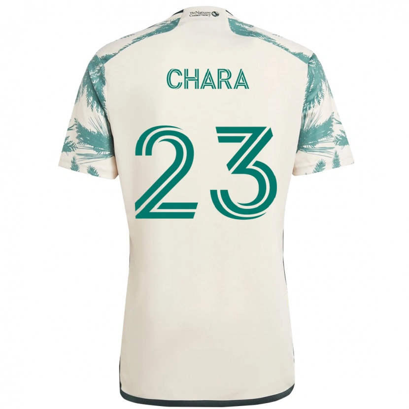 Danxen Hombre Camiseta Yimmi Chará #23 Negro Marrón 2ª Equipación 2025/26 La Camisa México