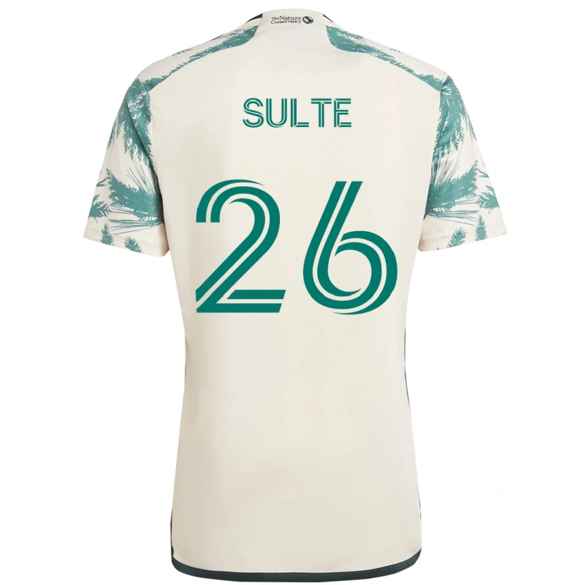 Danxen Hombre Camiseta Hunter Sulte #26 Negro Marrón 2ª Equipación 2025/26 La Camisa México