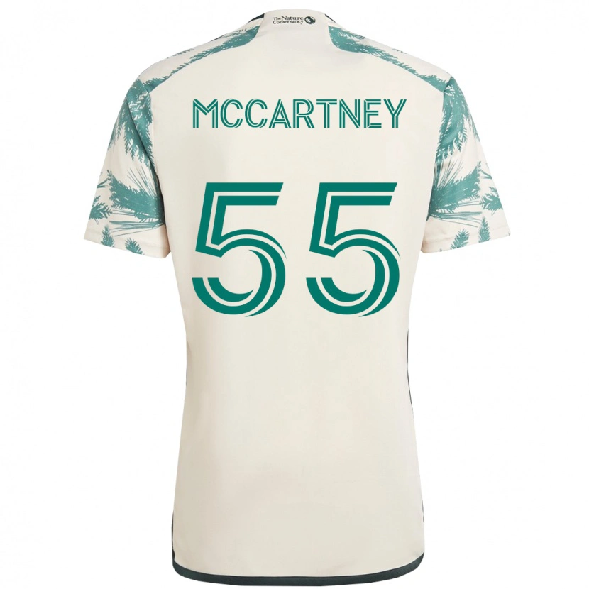Danxen Hombre Camiseta Dawson Mccartney #55 Negro Marrón 2ª Equipación 2025/26 La Camisa México