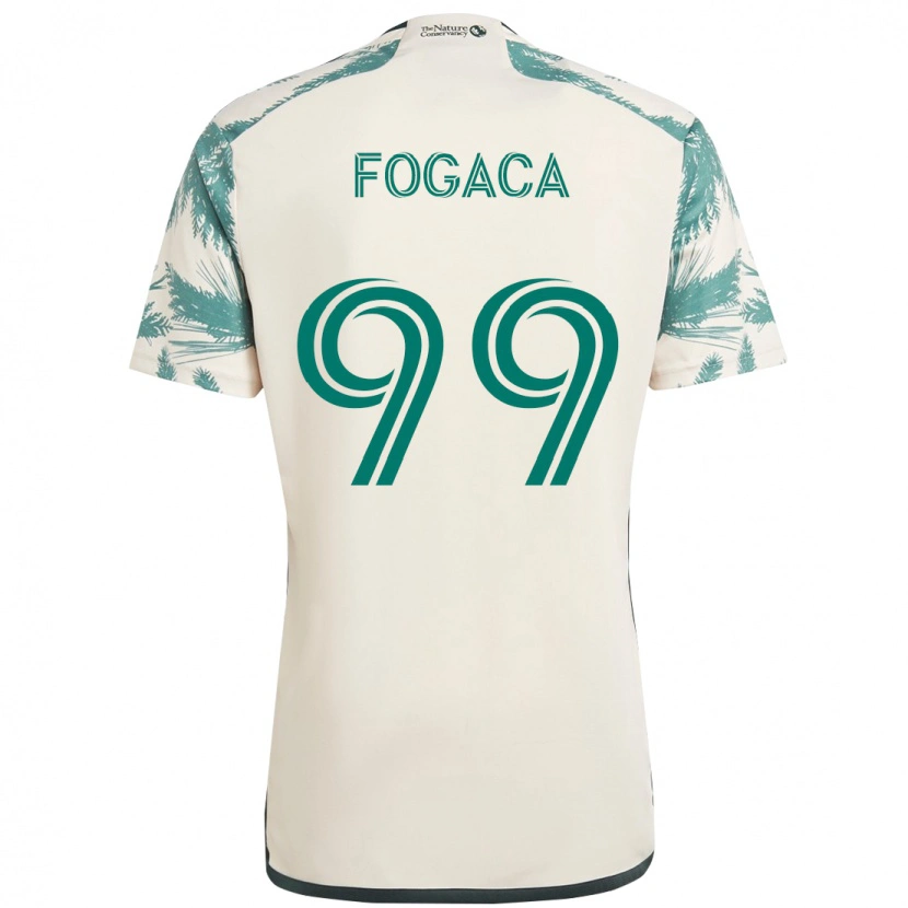Danxen Hombre Camiseta Nathan Fogaça #99 Negro Marrón 2ª Equipación 2025/26 La Camisa México