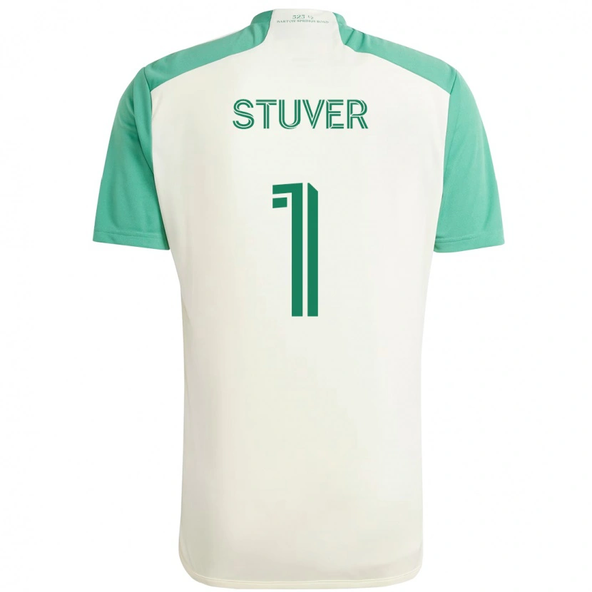 Danxen Hombre Camiseta Brad Stuver #1 Verde Negro 2ª Equipación 2025/26 La Camisa México