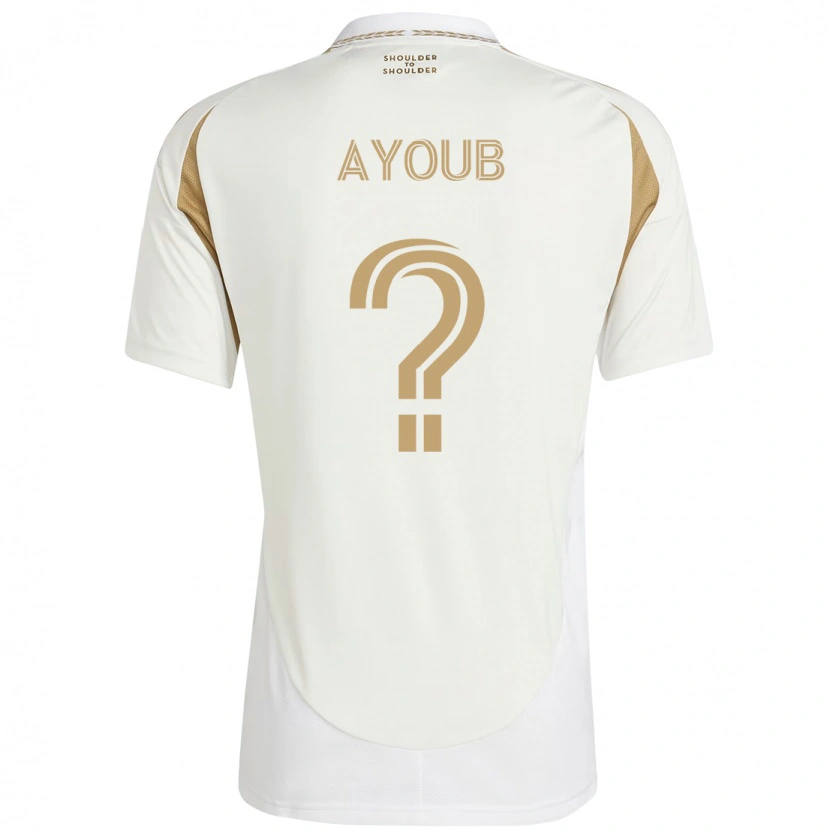 Danxen Hombre Camiseta Ryan Ayoub #0 Negro Marrón 2ª Equipación 2025/26 La Camisa México