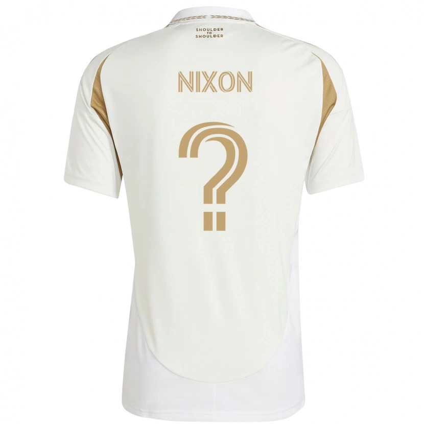 Danxen Hombre Camiseta Shakir Nixon #0 Negro Marrón 2ª Equipación 2025/26 La Camisa México