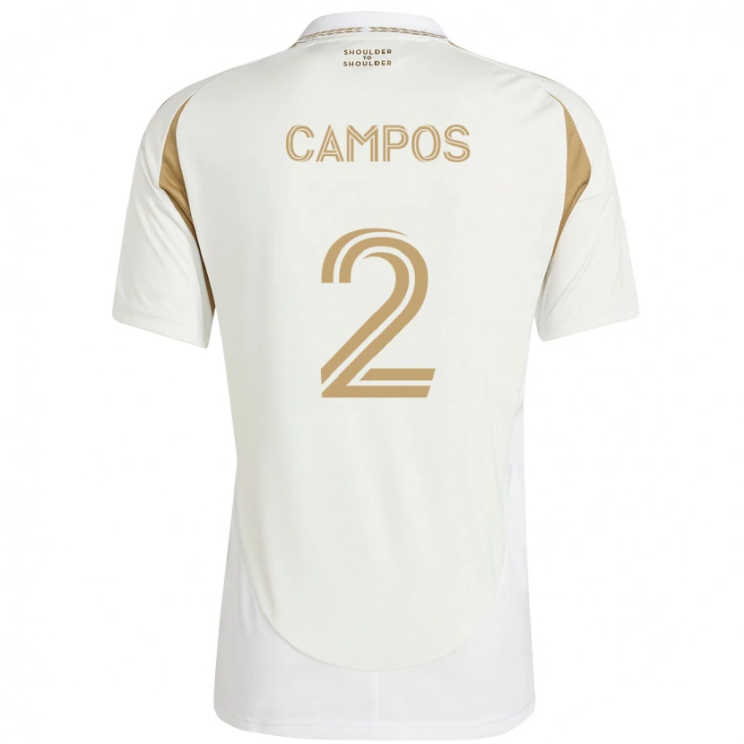 Danxen Hombre Camiseta Omar Campos #2 Negro Marrón 2ª Equipación 2025/26 La Camisa México
