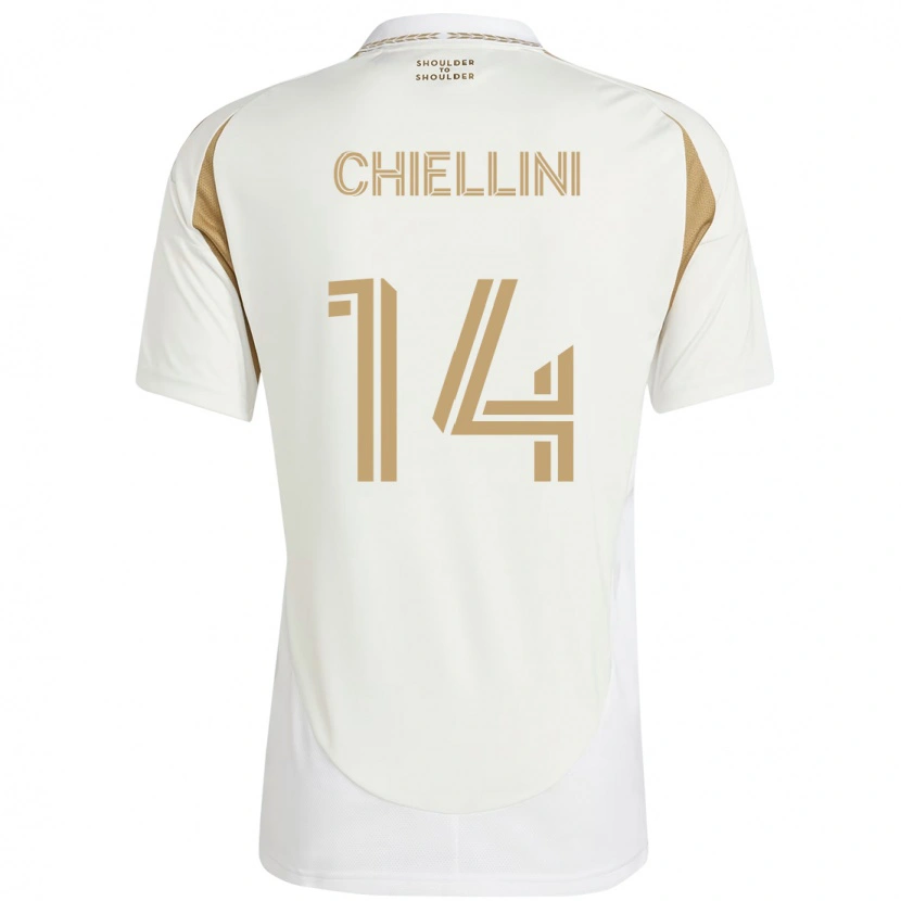 Danxen Hombre Camiseta Giorgio Chiellini #14 Negro Marrón 2ª Equipación 2025/26 La Camisa México