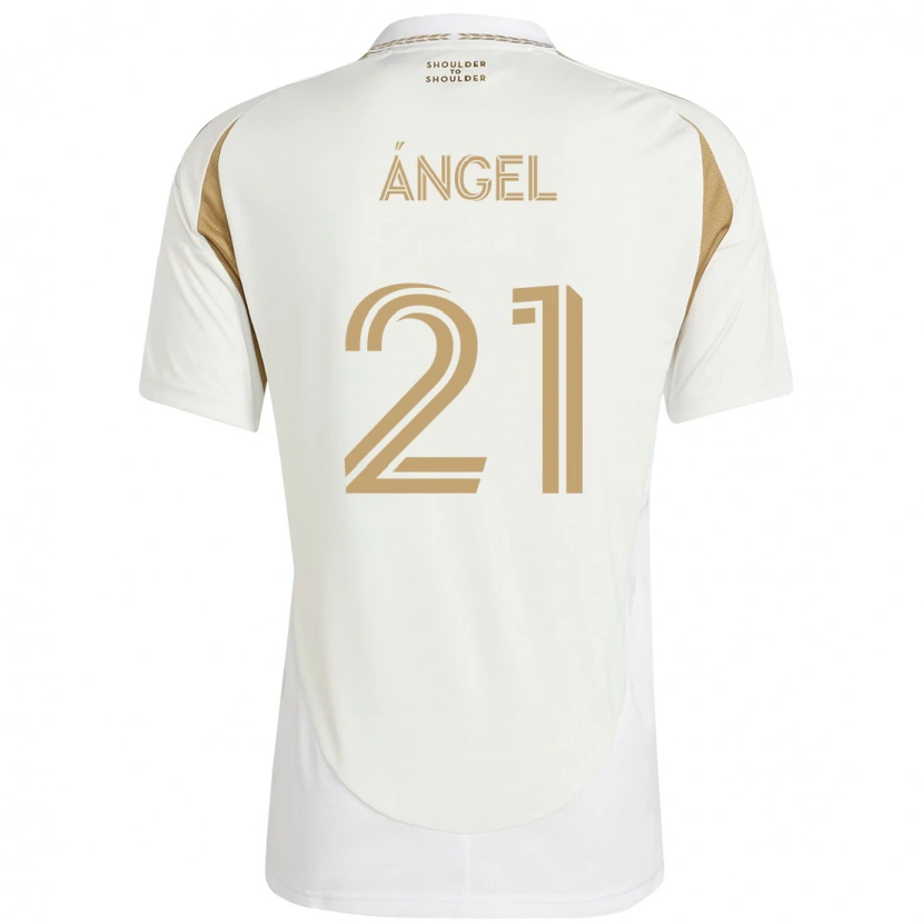 Danxen Hombre Camiseta Tomás Ángel #21 Negro Marrón 2ª Equipación 2025/26 La Camisa México
