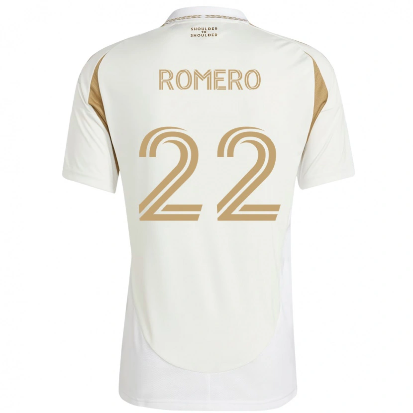 Danxen Hombre Camiseta Abraham Romero #22 Negro Marrón 2ª Equipación 2025/26 La Camisa México