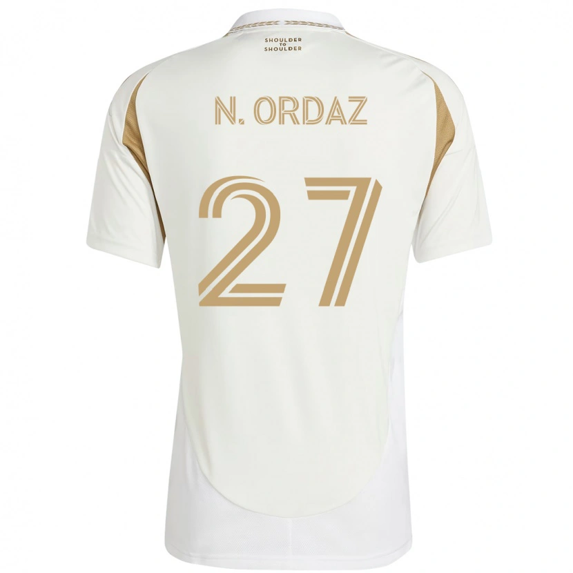 Danxen Hombre Camiseta Nathan Ordaz #27 Negro Marrón 2ª Equipación 2025/26 La Camisa México