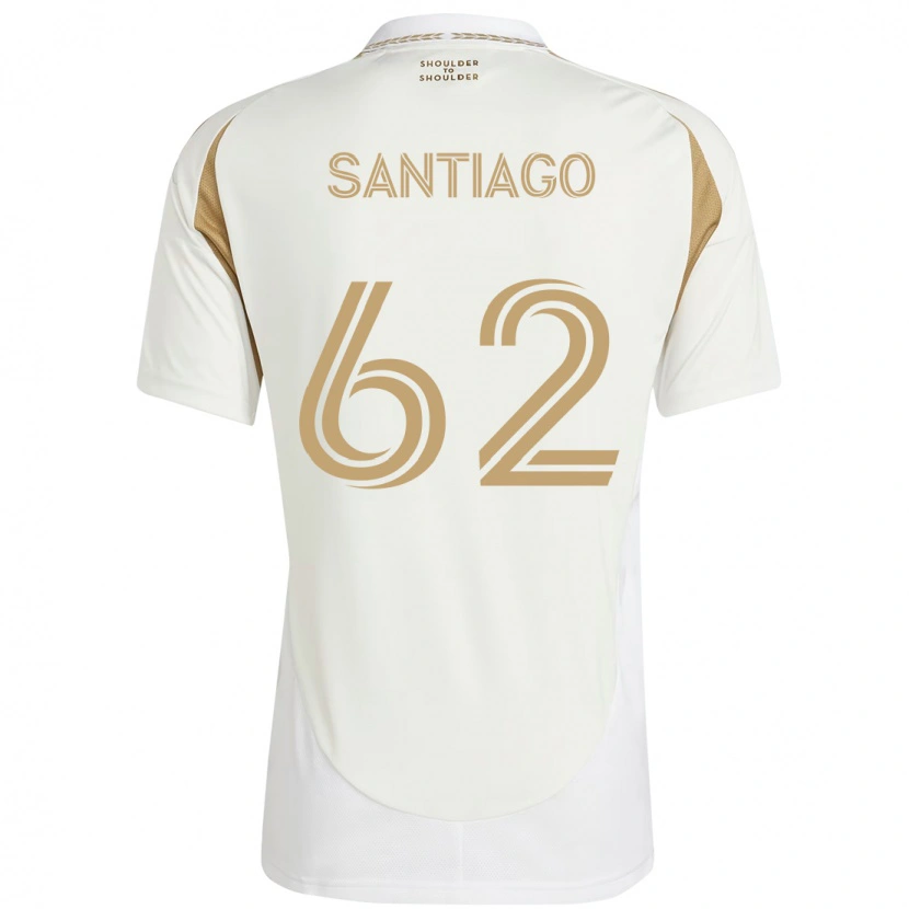 Danxen Hombre Camiseta Joshua Santiago #62 Negro Marrón 2ª Equipación 2025/26 La Camisa México