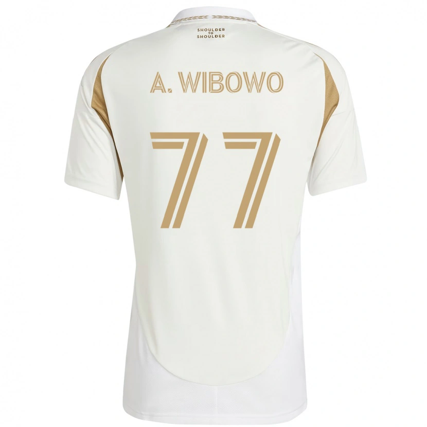 Danxen Hombre Camiseta Adrian Wibowo #77 Negro Marrón 2ª Equipación 2025/26 La Camisa México