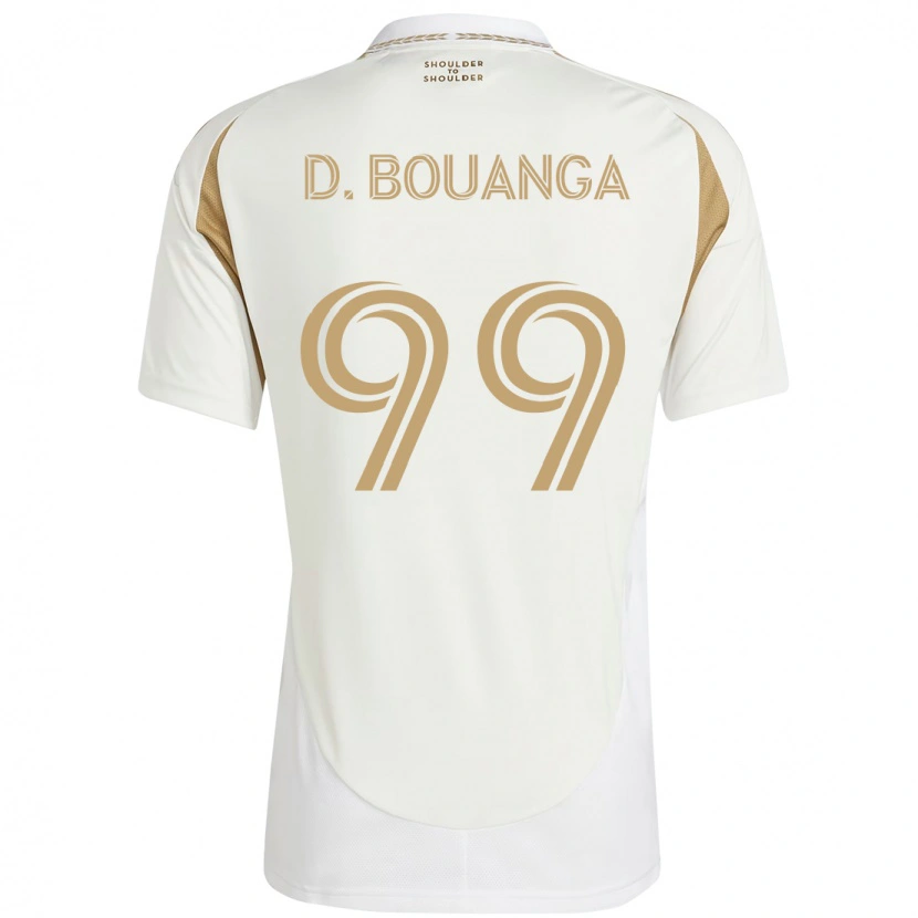 Danxen Hombre Camiseta Denis Bouanga #99 Negro Marrón 2ª Equipación 2025/26 La Camisa México