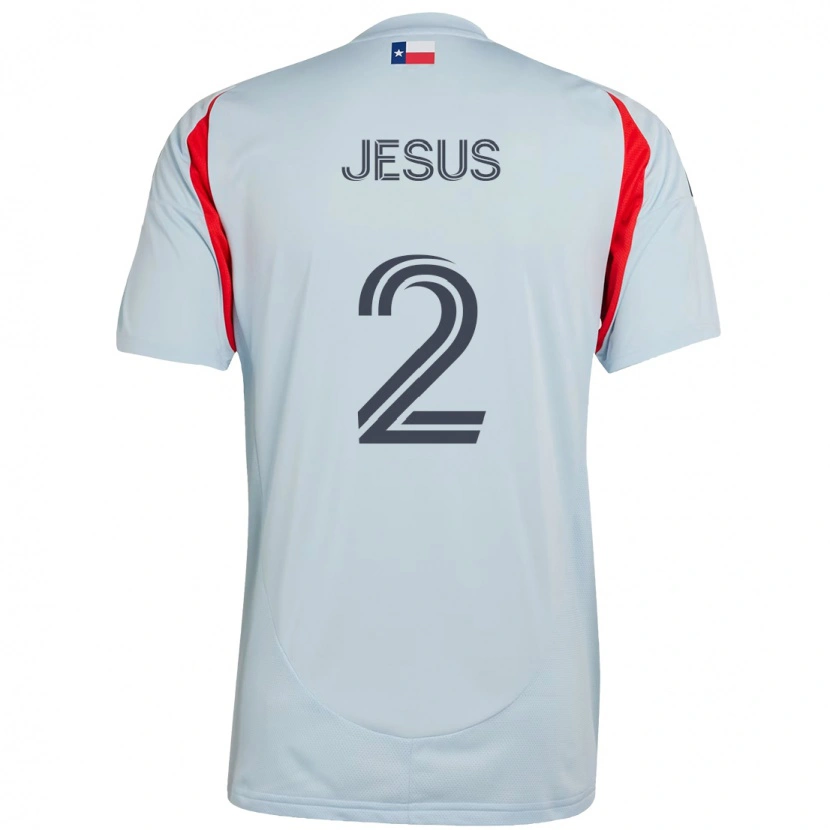 Danxen Hombre Camiseta Geovane Jesus #2 Rojo Azul Marino 2ª Equipación 2025/26 La Camisa México