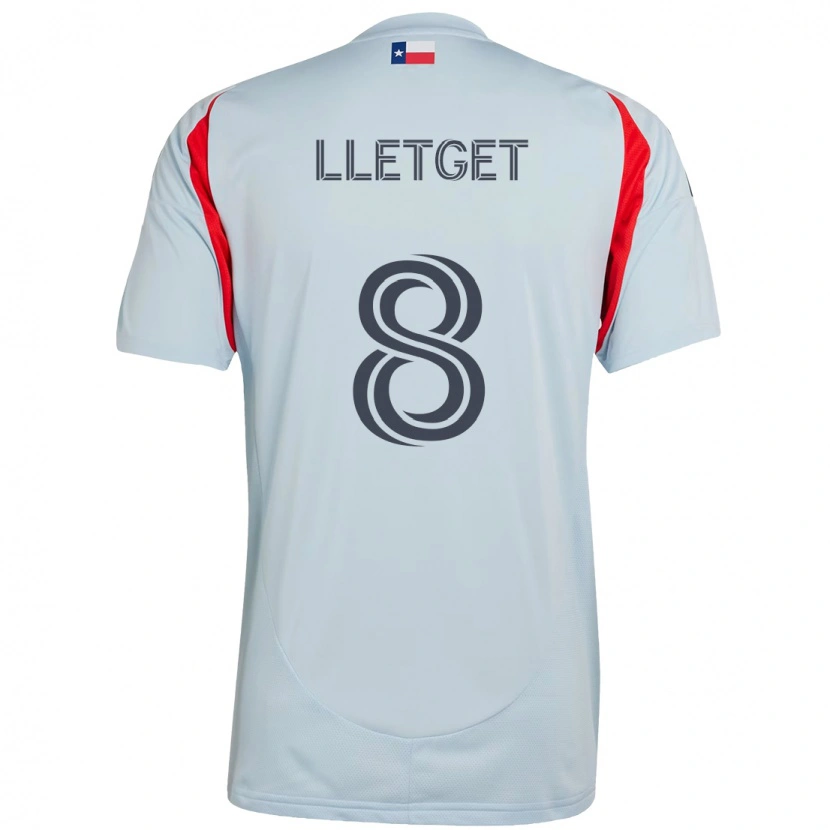 Danxen Hombre Camiseta Sebastian Lletget #8 Rojo Azul Marino 2ª Equipación 2025/26 La Camisa México