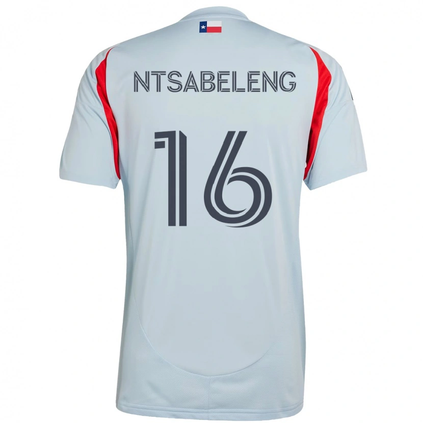 Danxen Hombre Camiseta Tsiki Ntsabeleng #16 Rojo Azul Marino 2ª Equipación 2025/26 La Camisa México