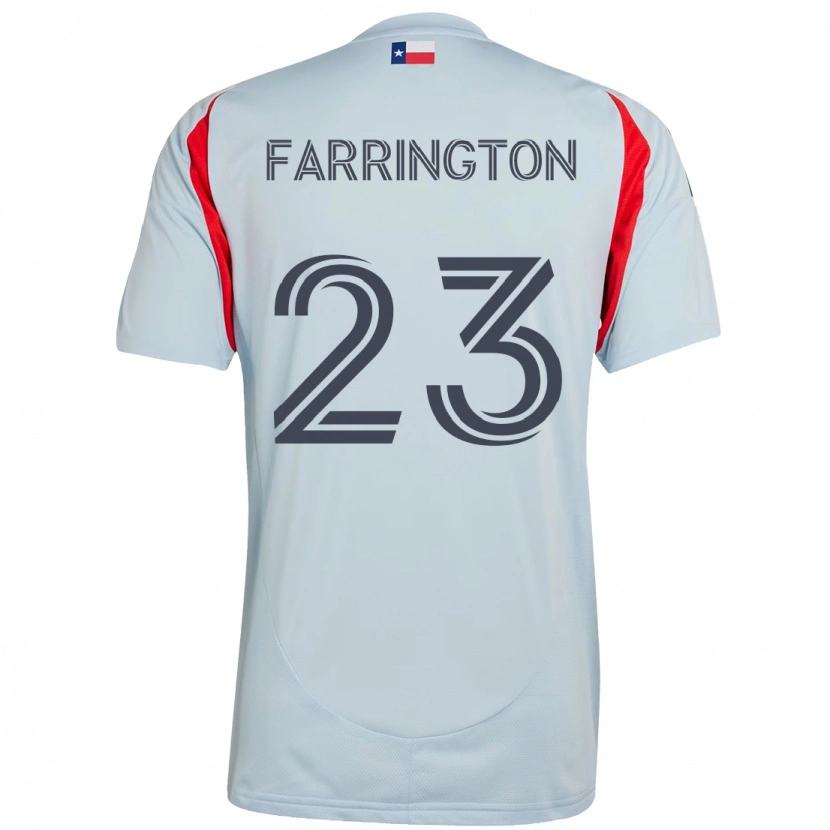 Danxen Hombre Camiseta Logan Farrington #23 Rojo Azul Marino 2ª Equipación 2025/26 La Camisa México