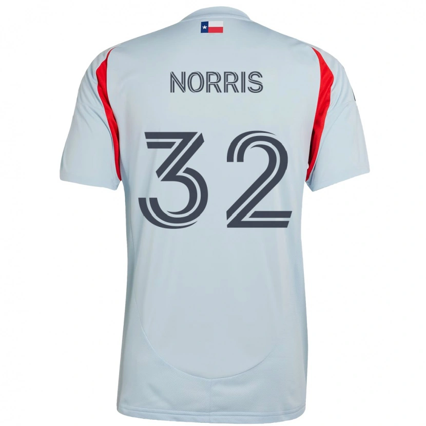 Danxen Hombre Camiseta Nolan Norris #32 Rojo Azul Marino 2ª Equipación 2025/26 La Camisa México