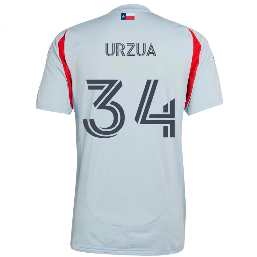 Danxen Hombre Camiseta Alejandro Urzua #34 Rojo Azul Marino 2ª Equipación 2025/26 La Camisa México