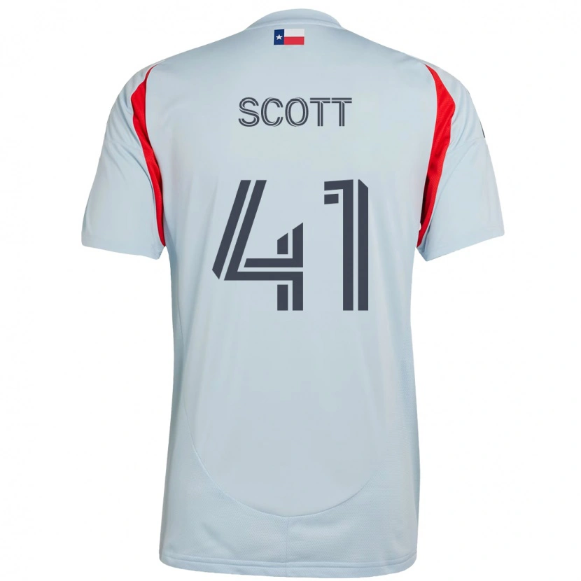 Danxen Hombre Camiseta Tarik Scott #41 Rojo Azul Marino 2ª Equipación 2025/26 La Camisa México