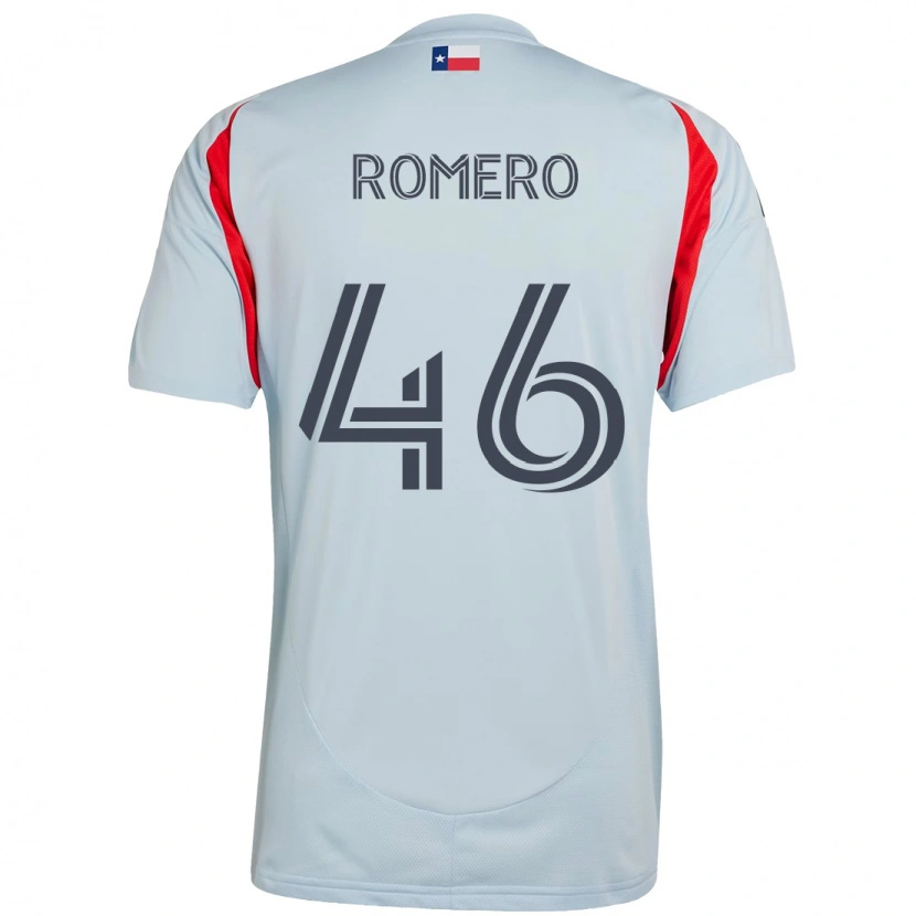 Danxen Hombre Camiseta Isaac Romero #46 Rojo Azul Marino 2ª Equipación 2025/26 La Camisa México