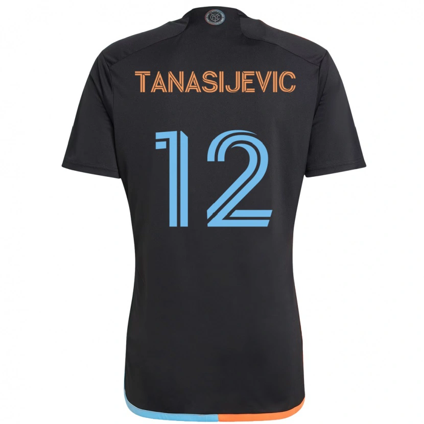 Danxen Hombre Camiseta Strahinja Tanasijević #12 Azul Claro 2ª Equipación 2025/26 La Camisa México
