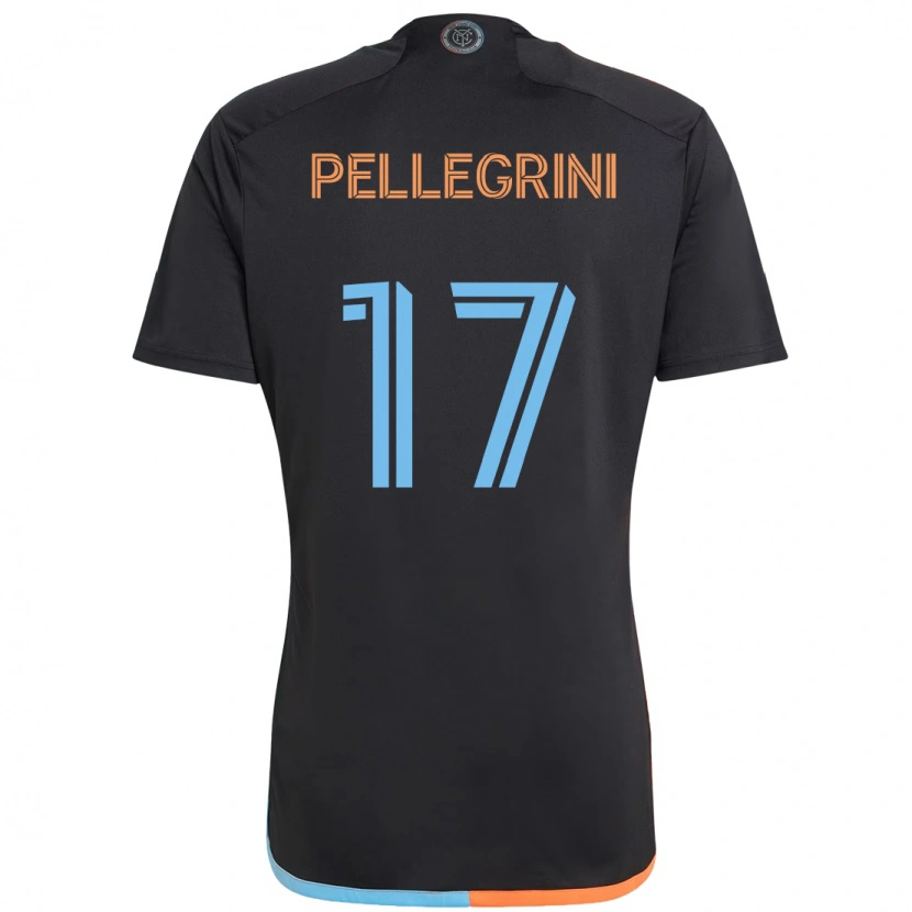 Danxen Hombre Camiseta Matías Pellegrini #17 Azul Claro 2ª Equipación 2025/26 La Camisa México