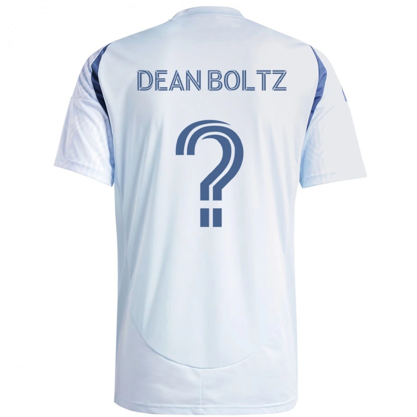 Danxen Hombre Camiseta Dean Boltz #0 Rojo Blanco 2ª Equipación 2025/26 La Camisa México