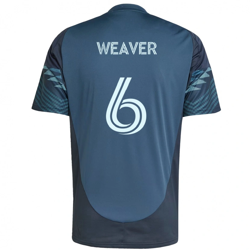 Danxen Hombre Camiseta Morgan Weaver #6 Verde Blanco 2ª Equipación 2025/26 La Camisa México
